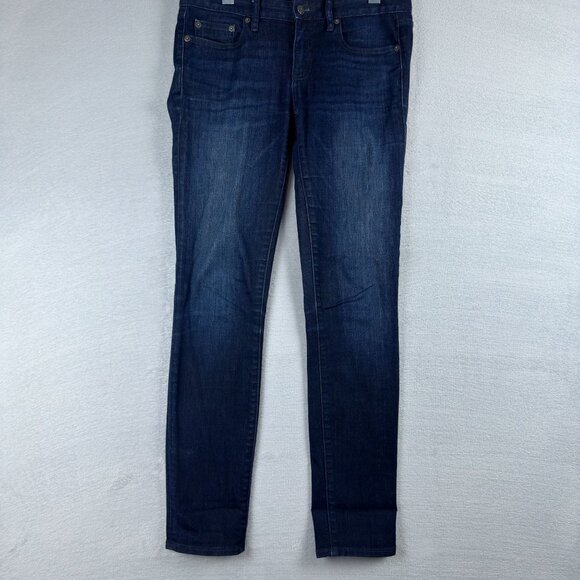 Gap 1969 Always Skinny Jeans 27 Regular Dark Wash Denim Low Rise Womens Blue - Picture 1 of 12
